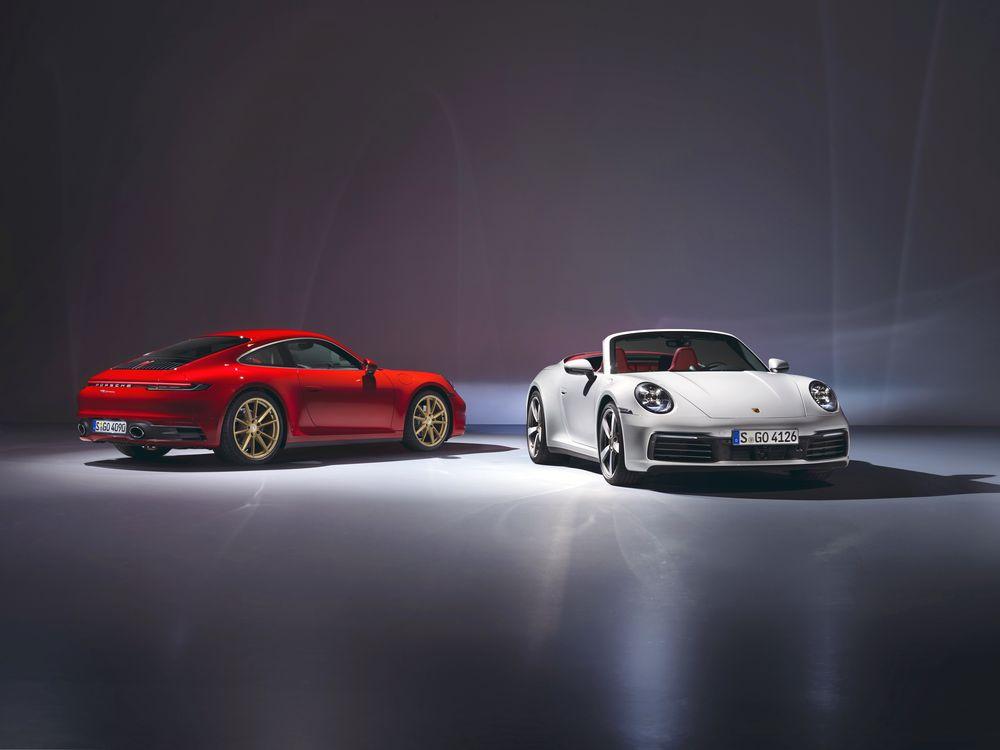 Новинки Porsche 911 Carrera кабриолет и купе пришли в Россию