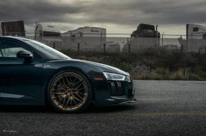 Audi R8 V10 by Vorsteiner on Brixton Forged Wheels (VL4 Duo)