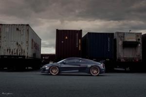 Audi R8 V10 by Vorsteiner on Brixton Forged Wheels (VL4 Duo)