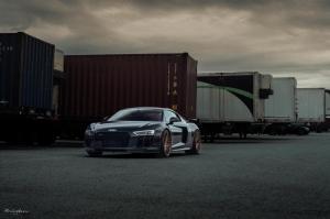 Audi R8 V10 by Vorsteiner on Brixton Forged Wheels (VL4 Duo)