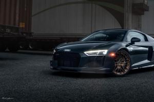 Audi R8 V10 by Vorsteiner on Brixton Forged Wheels (VL4 Duo)