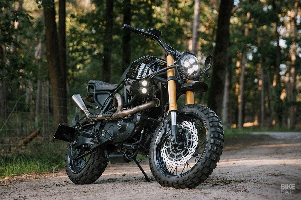 Скрэмблер на базе Buell X1 от мастерской Moto Adonis