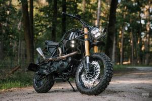 Скрэмблер на базе Buell X1 от мастерской Moto Adonis