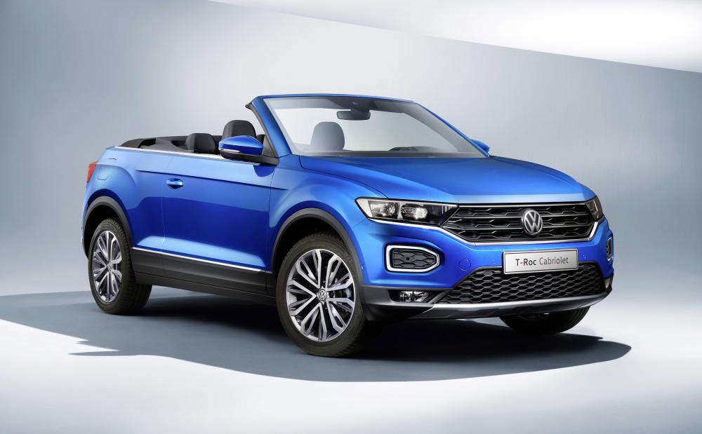 Кабриолет Volkswagen T-Roc спешит на смену Beetle и Golf