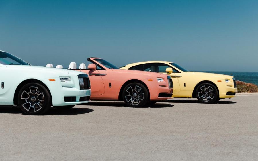 Rolls-Royce выпускает коллекцию Pebble Beach в пастельных тонах