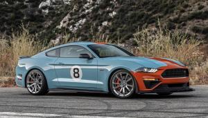 Mustang Roush Stage 3 в Gulf Livery дебютирует в Монтерее