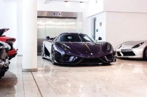 Фиолетовый Koenigsegg Regera: уникальный гиперкар