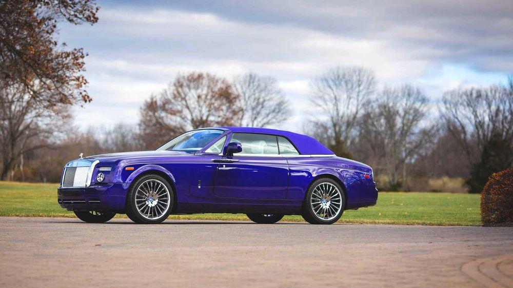 Rolls Royce Drophead Coupe Purple