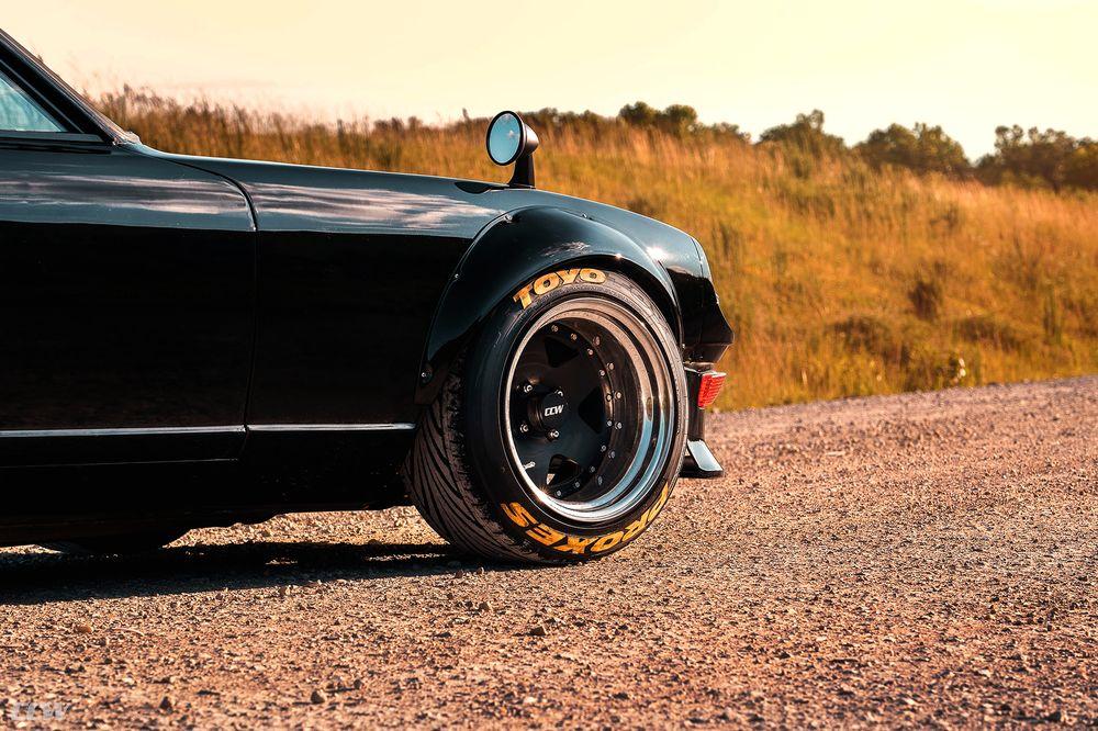 Datsun 240Z with 2JZ Engine on CCW Wheels