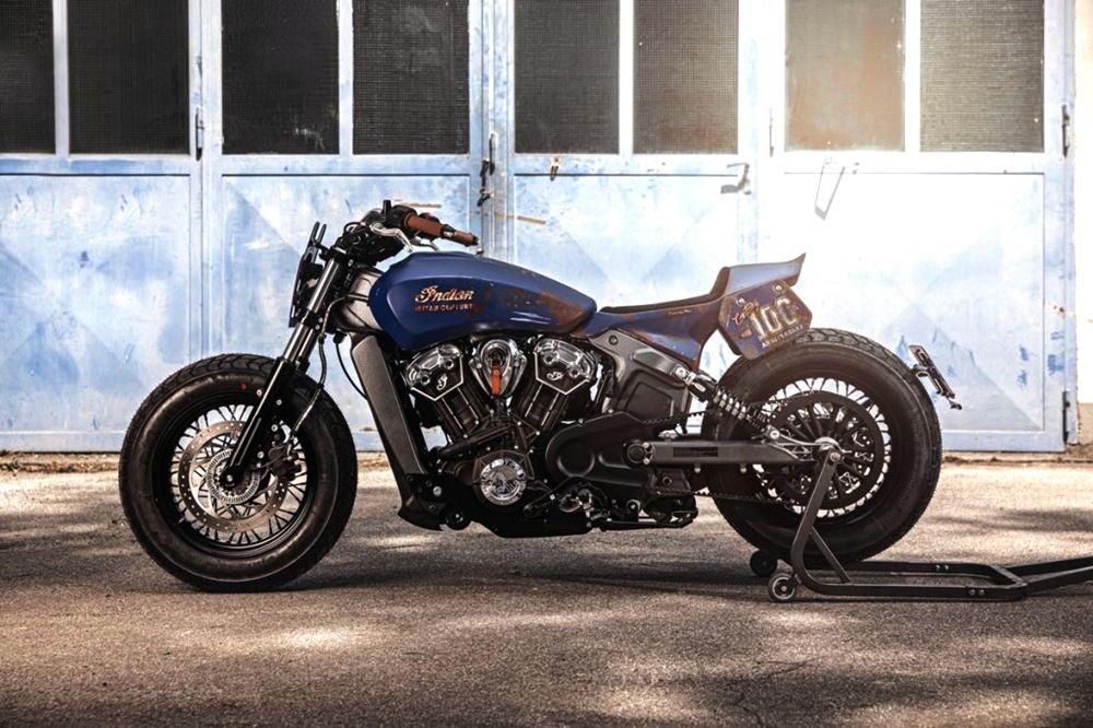 Кастомный байк Indian Scout от Titan Motorcycles