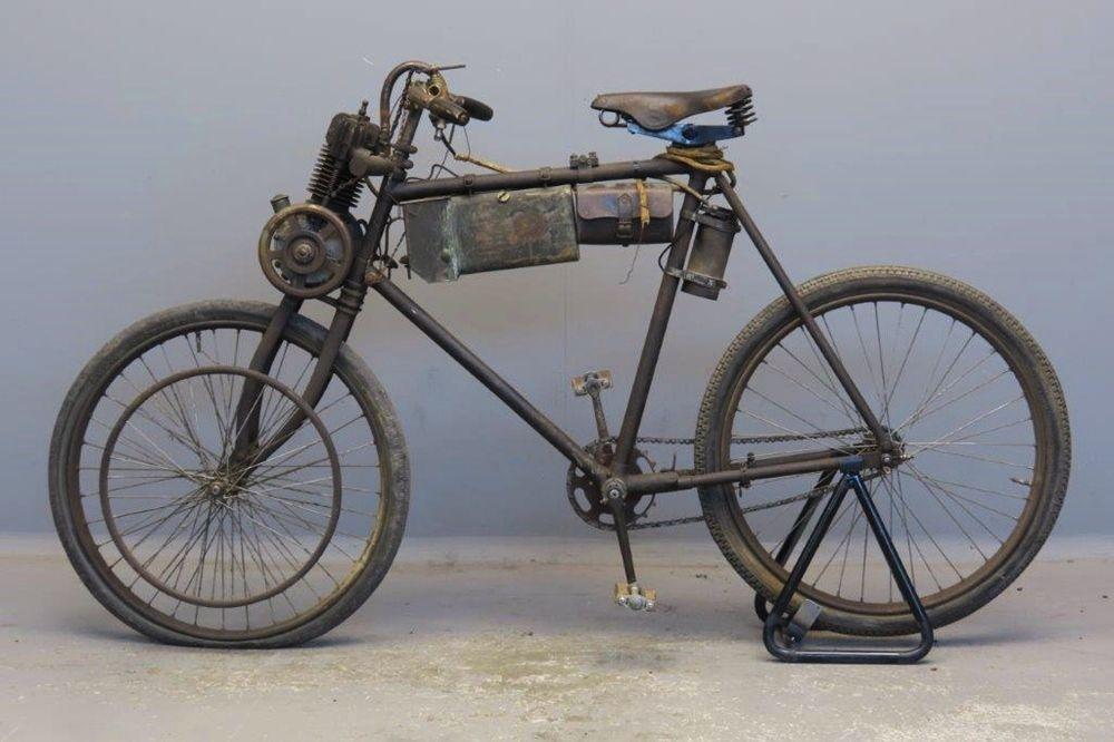Настоящее мотоциклетное ретро: Werner из 1899 года