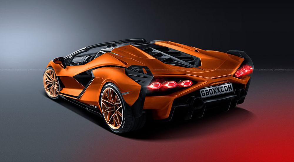 Концепт родстера Lamborghini Sian от Никиты Аксенова