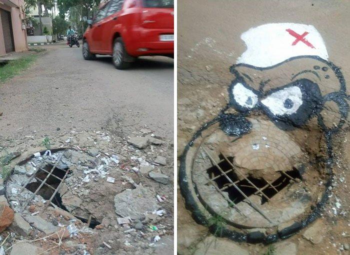 Рисунки на дороге от Баадаля Нанджундасвами