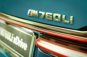 BMW M760Li xDriver Atlantis Blue by Abu Dhabi Motors
