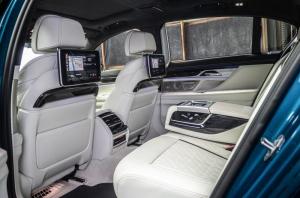 BMW M760Li xDriver Atlantis Blue by Abu Dhabi Motors