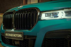 BMW M760Li xDriver Atlantis Blue by Abu Dhabi Motors