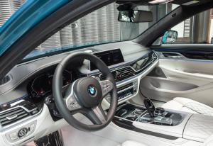 BMW M760Li xDriver Atlantis Blue by Abu Dhabi Motors