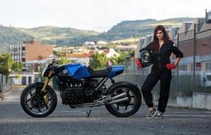 Кастом BMW K100RT Blue Moon
