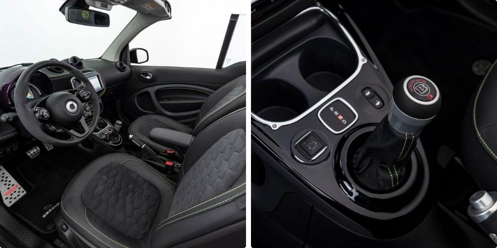 интерьер Smart ForTwo Ultimate E by Brabus