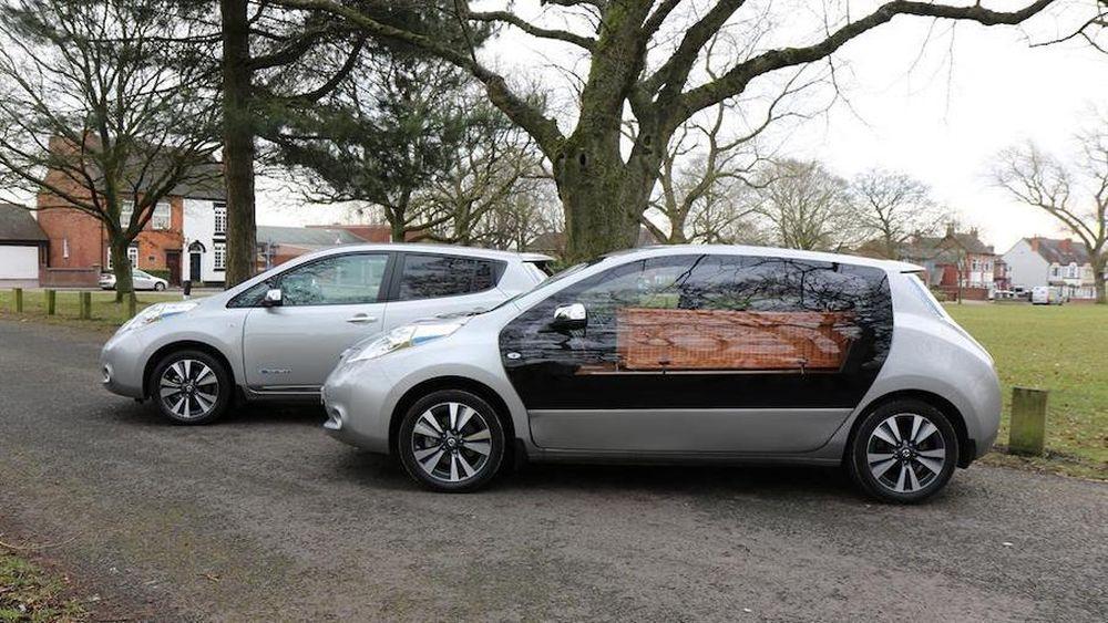 Nissan Leaf стал катафалком