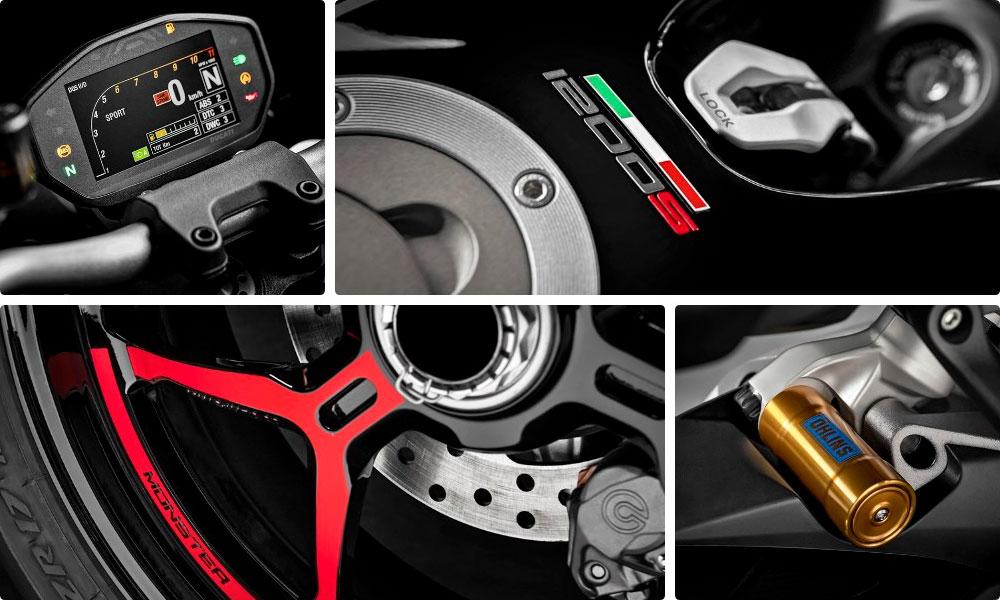 Ducati Monster 1200S Black on Black 2020 года