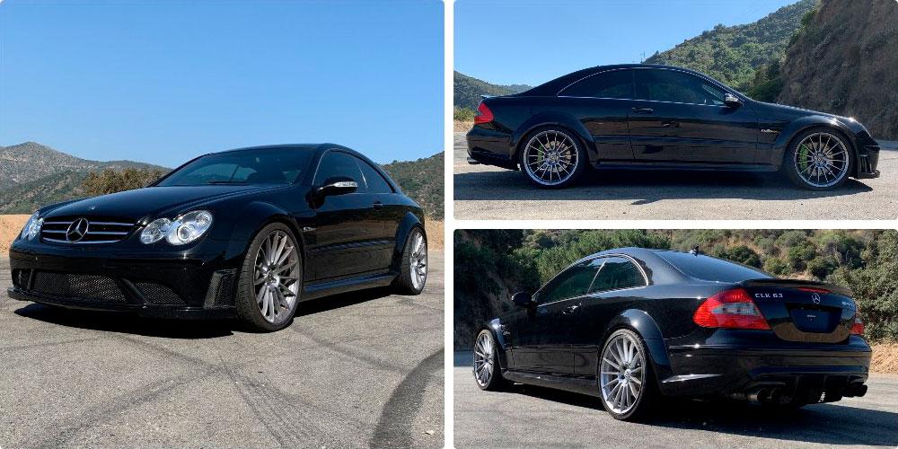 Mercedes-Benz CLK63 AMG Black Series on HRE Wheels 2008 года