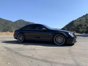 Mercedes-Benz CLK63 AMG Black Series on HRE Wheels 2008 года