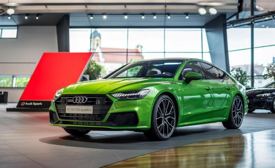 Audi A7 в цвете Java Green вскружит вам голову