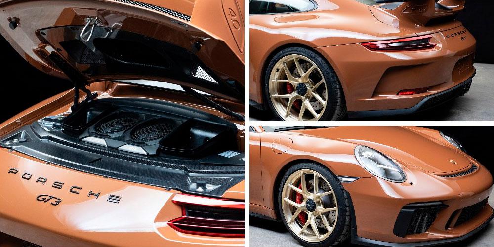 Porsche 911 GT3 Sepia Brown (991) 2018 года