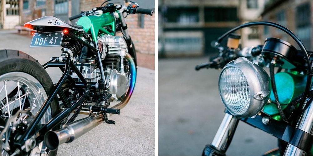 Kawasaki W800 Wasabi by Schlachtwerk