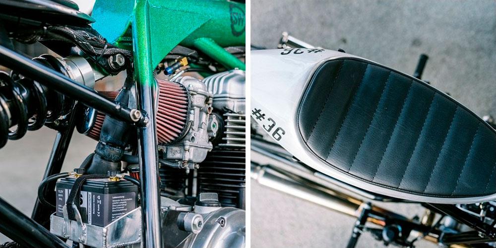 Kawasaki W800 Wasabi by Schlachtwerk