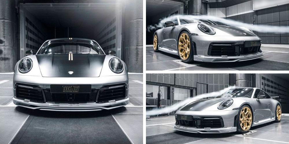 Детали создания Porsche 911 Carrera 4S Coupe by TechArt 2019 года