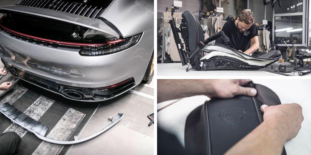 Детали создания Porsche 911 Carrera 4S Coupe by TechArt 2019 года