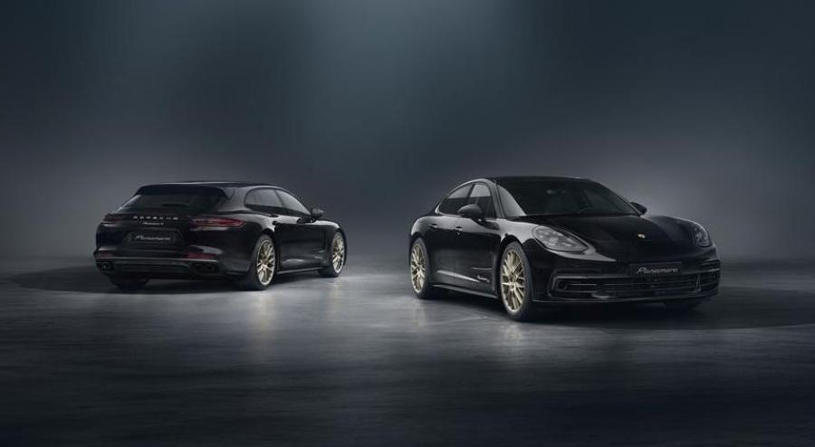 «Золотой» Porsche Panamera в честь собственного дня рождения