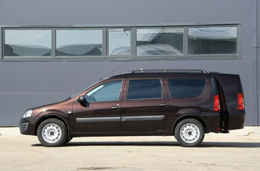 Lada Largus с дополнительным багажником Shuttle box
