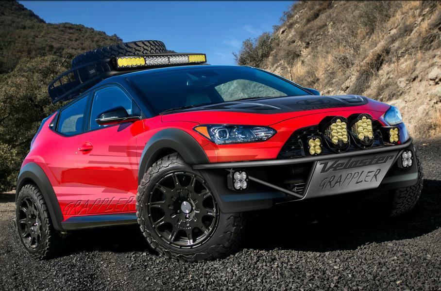 Готовится к показу внедорожник, получившийся из Hyundai Veloster