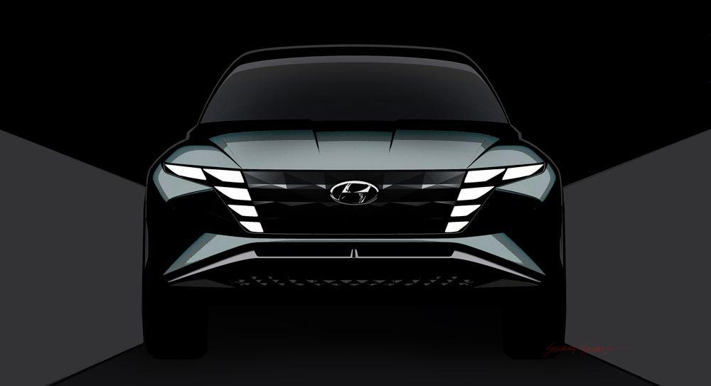 Образ нового Hyundai Tucson показан в Лос-Анджелесе