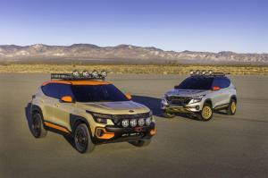Kia Seltos X-Line Trail Attack Concept и Kia Seltos X-Line Urban Concept 2019 года