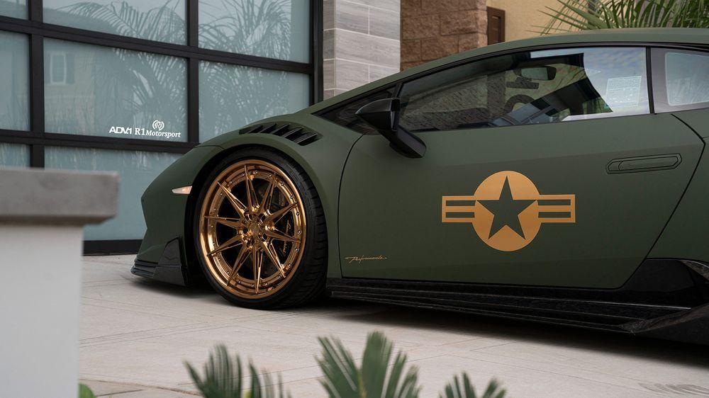 Lamborghini Huracan Performante by R1 Motorsport on ADV.1 Wheels (ADV10 TRACK SPEC)