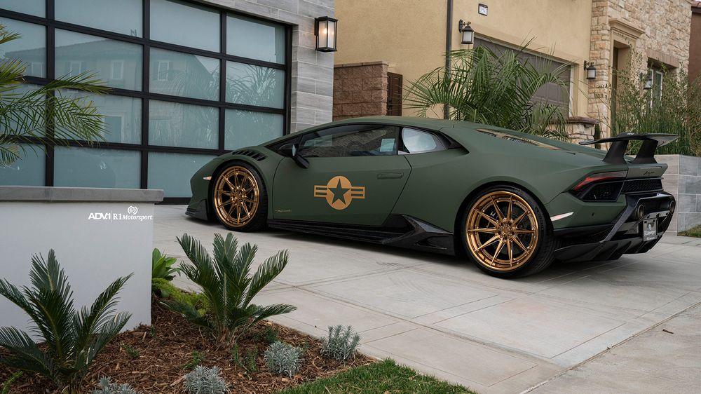 Lamborghini Huracan Performante by R1 Motorsport on ADV.1 Wheels (ADV10 TRACK SPEC)