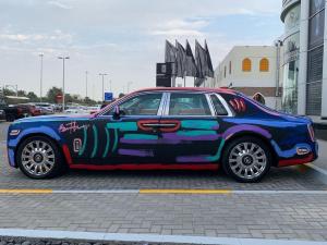 Rolls-Royce Phantom Art Cat by Bradley Theodore by Abu Dhabi Motors 2019 года