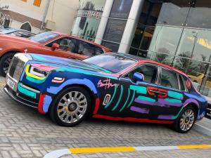 Rolls-Royce Phantom Art Cat by Bradley Theodore by Abu Dhabi Motors 2019 года