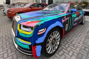 Rolls-Royce Phantom Art Cat by Bradley Theodore by Abu Dhabi Motors 2019 года