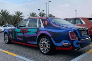 Rolls-Royce Phantom Art Cat by Bradley Theodore by Abu Dhabi Motors 2019 года