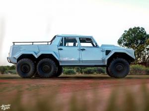 Lamborghini LM002 6x6 by Abimelec Arellano