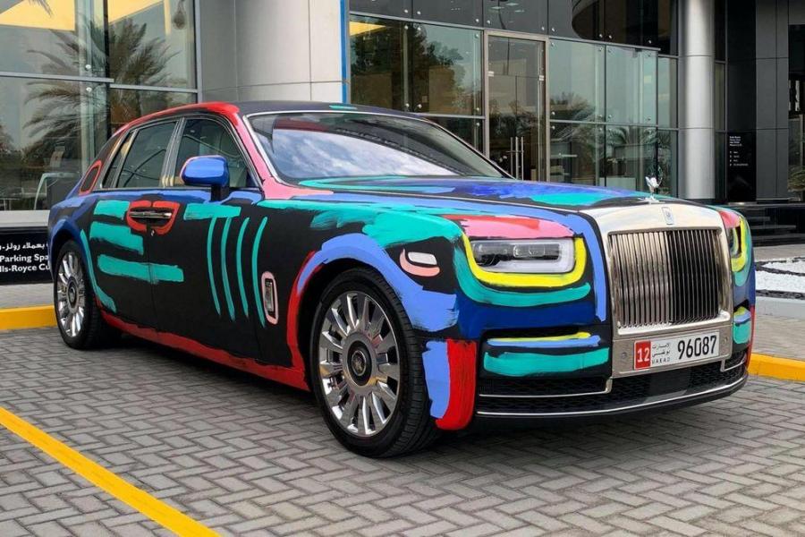 Rolls-Royce Phantom в стиле граффити