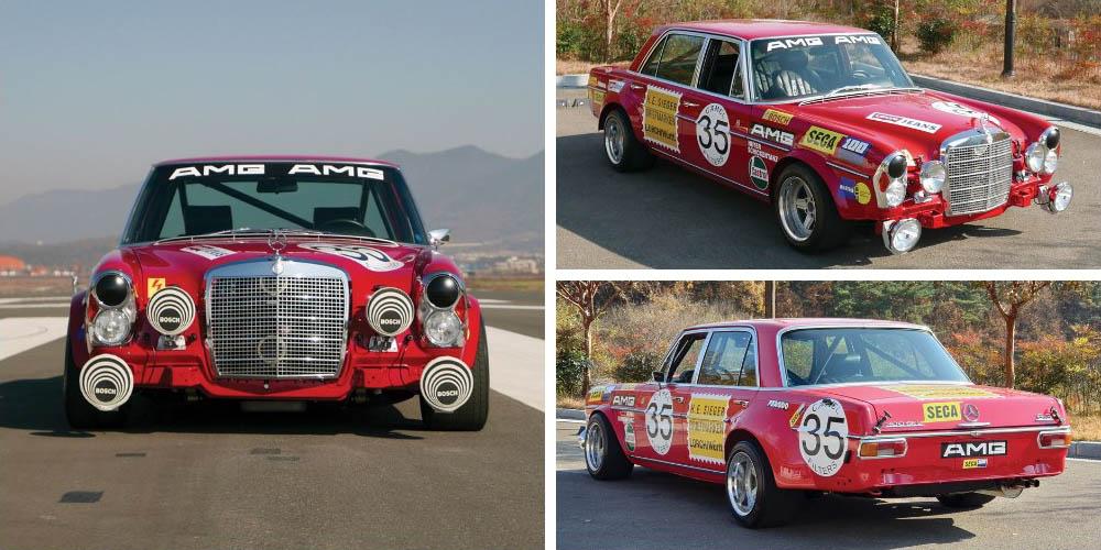 Mercedes-Benz 300 SEL 6.3 Red Pig Replica 1969 года