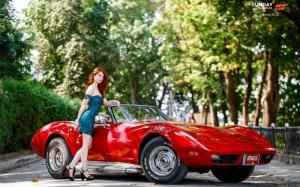 Анжелика Теребей из Гродно и Chevrolet Corvette Stingray