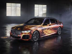 BMW 745e xDrive M Sport Art Car by Gabriel Wickbold