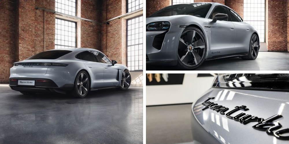 Porsche Taycan Turbo SportDesign Package 2020 года